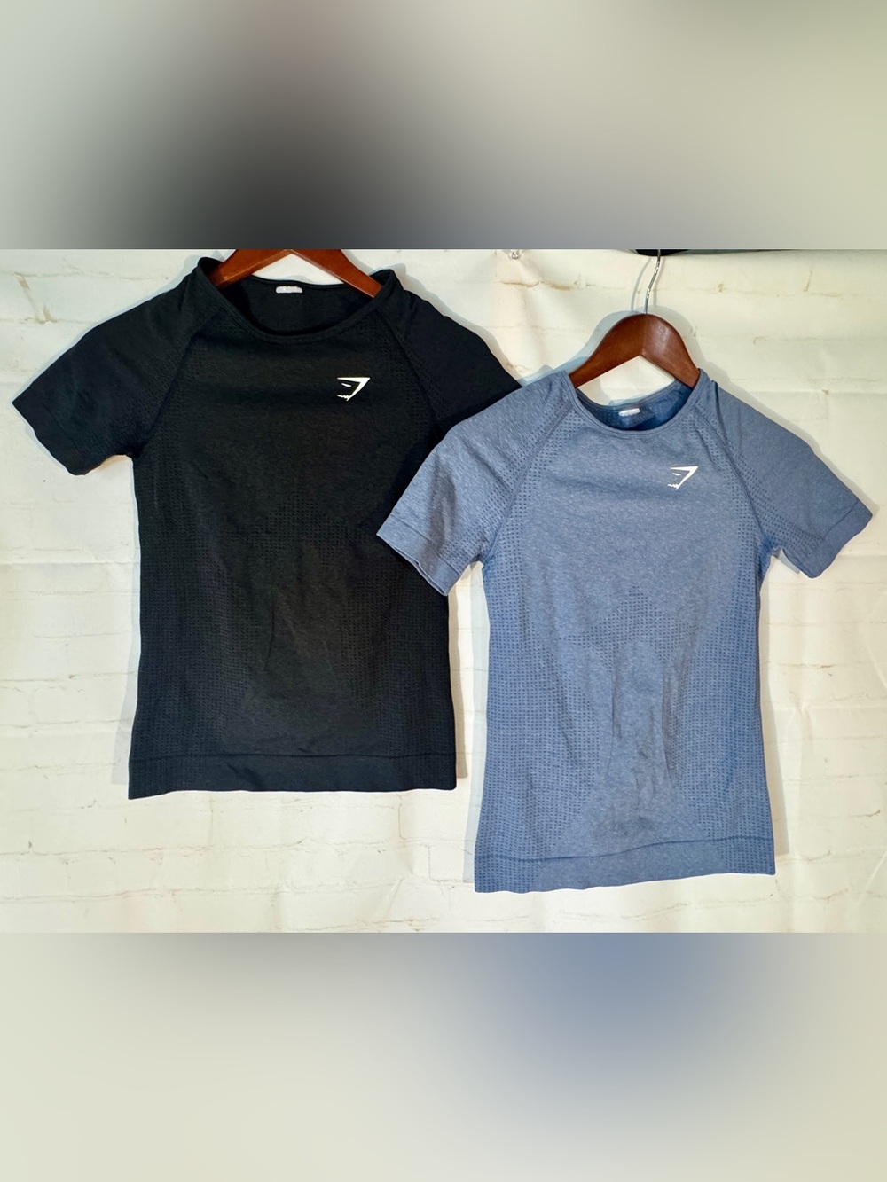 Gymshark 2 X VITAL SEAMLESS 2.0 LIGHT T-SHIRT Black Blue S